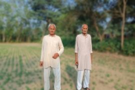 एक अदद सिंचाई बांध की राह देखते कनकपुरी के किसान चौधरी रघुवीर सिंह और उनके भाई