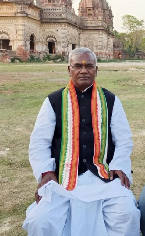 Kameshwar Chaupal, a dalit trustee in Ram Mandir from Supaul 