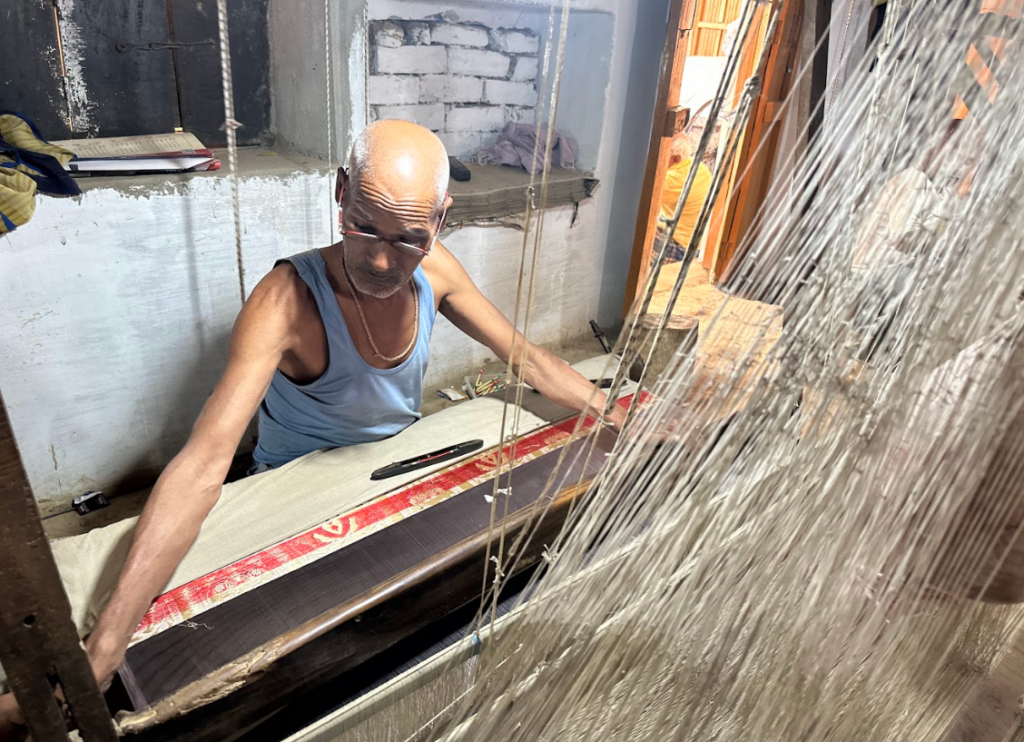 An old weaver of Varanasi 