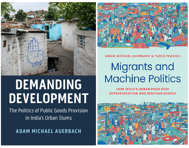 Two books by Adam Michael Auerbach and another jointly written with Tariq Thachil