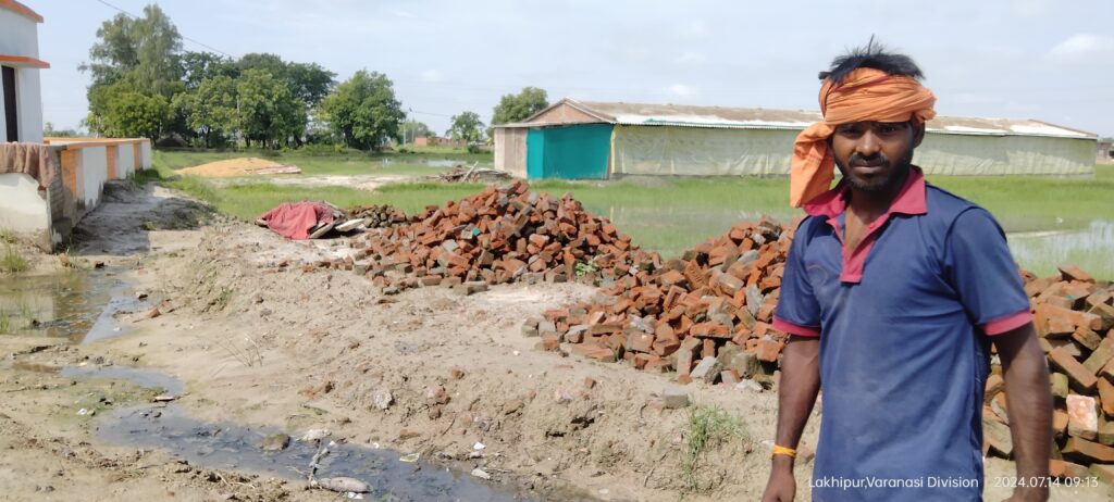 Digging work done by the deceased on his land