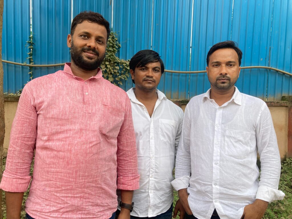 Three youth from Chhapra who came at Jansuraj rally