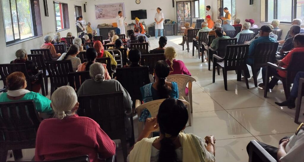 Cultural performance at Manav Seva Trust, Atar, Gujarat