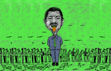 Green Capitalism, Painting by Kartik Tripathi