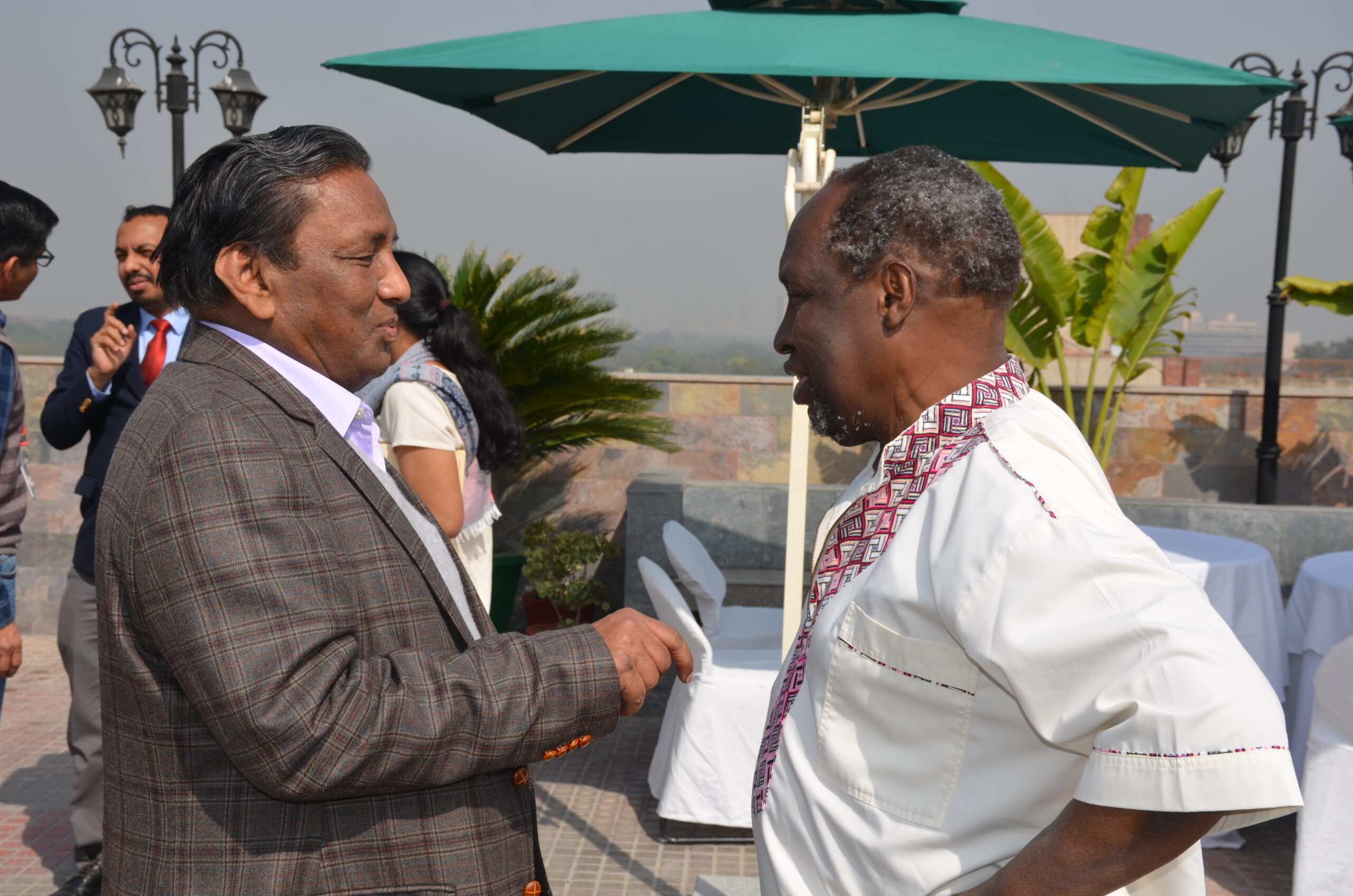Anand Swaroop Verma with Ngugi wa Thiong'o