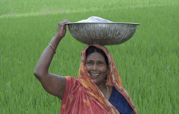 A female farmer in Bihar