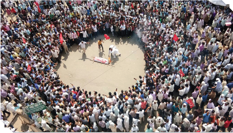 AIKS farmers movement, 2017