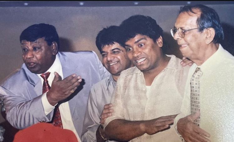 Comedian Trio Johnny Whisky, Lever and Walker with Junior Mehmood