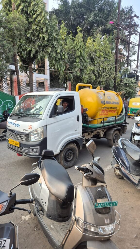Water Tanker in Bhagirathpura 