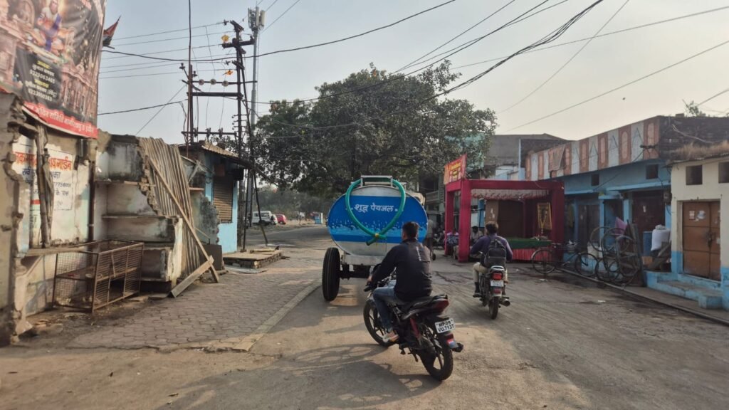 Water Tanker in Bhagirathpura 