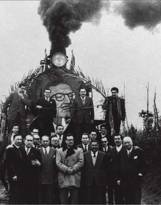 Victory Train, a picture from Allende's 1958 Presidential Campaign