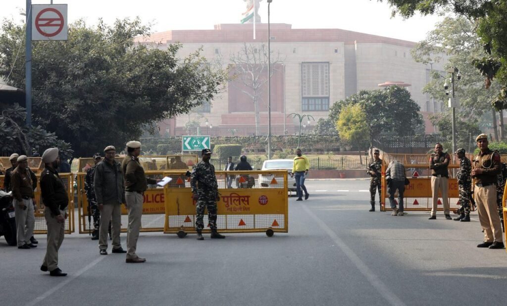 A fortified Delhi due to anti-government protests