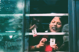 Detained journalists showing Press ID to police in Delhi